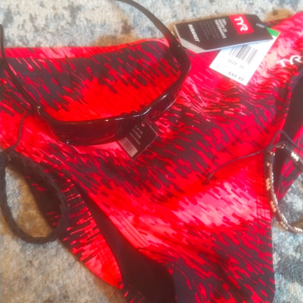 NWT TYR PERSEUS ALVR RACER TYR SWIM BRIEFS+BONUSES